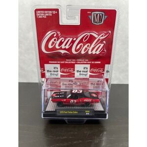 M2 Machines Coca-Cola 1970 Ford Torino Cobra 1:64 Diecast Car Limited 7500 52500